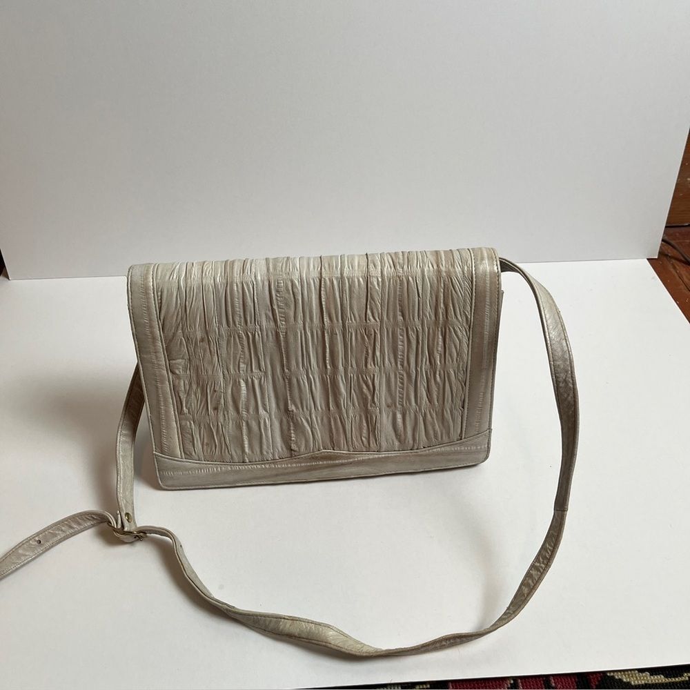 Vintage 80 Ream Eel Skin Shoulder Bag Purse